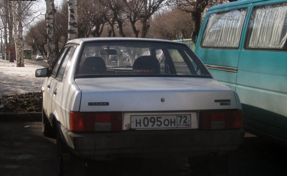 Автомобиль госномер Н095ОН72