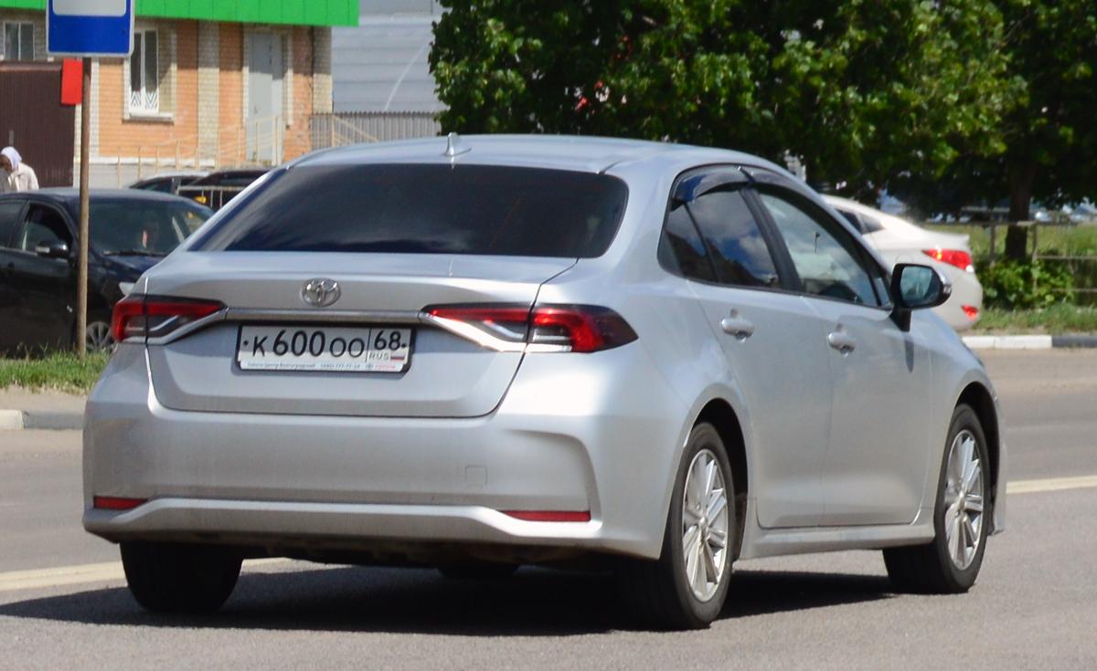 Автомобиль госномер К600ОО68