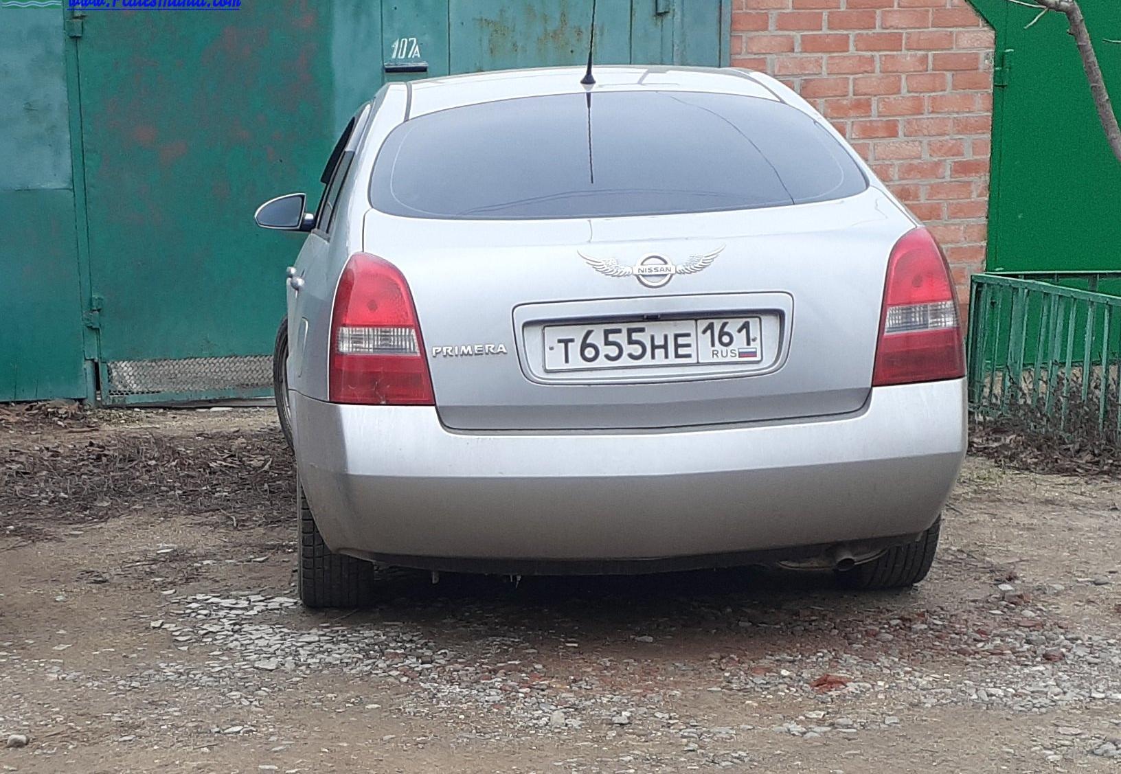 Автомобиль госномер Т655НЕ161