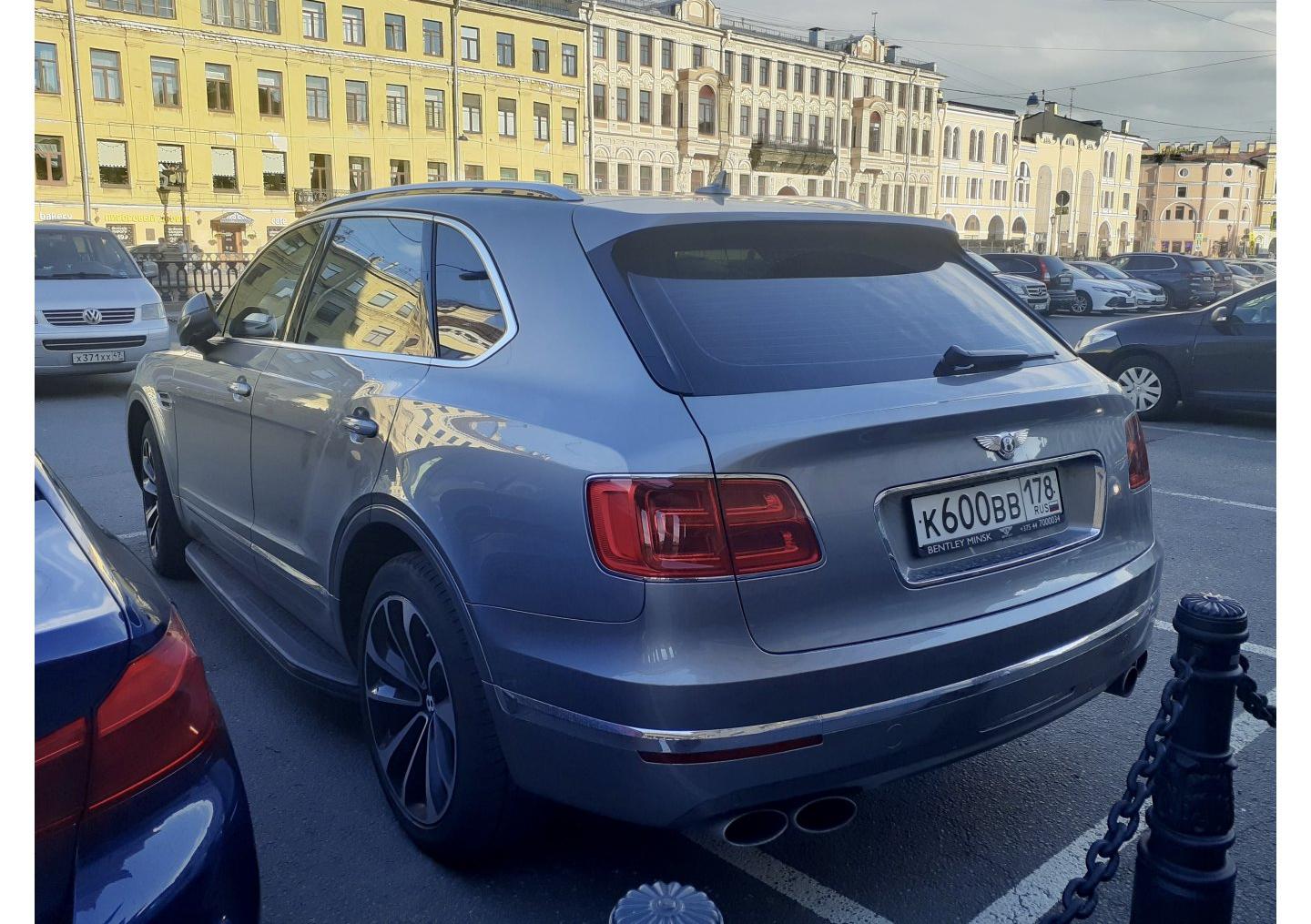 Автомобиль госномер К600ВВ178