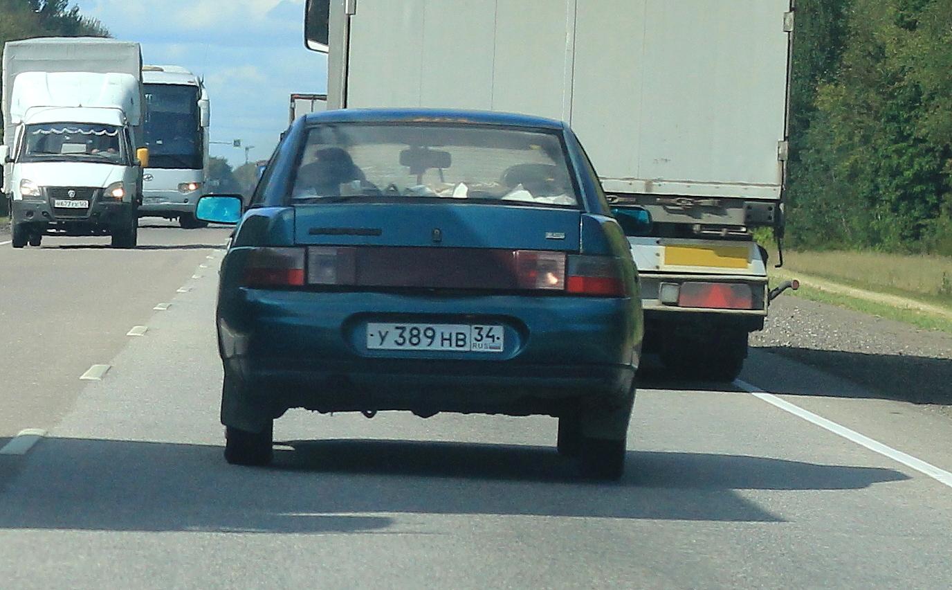 Автомобиль госномер У389НВ34
