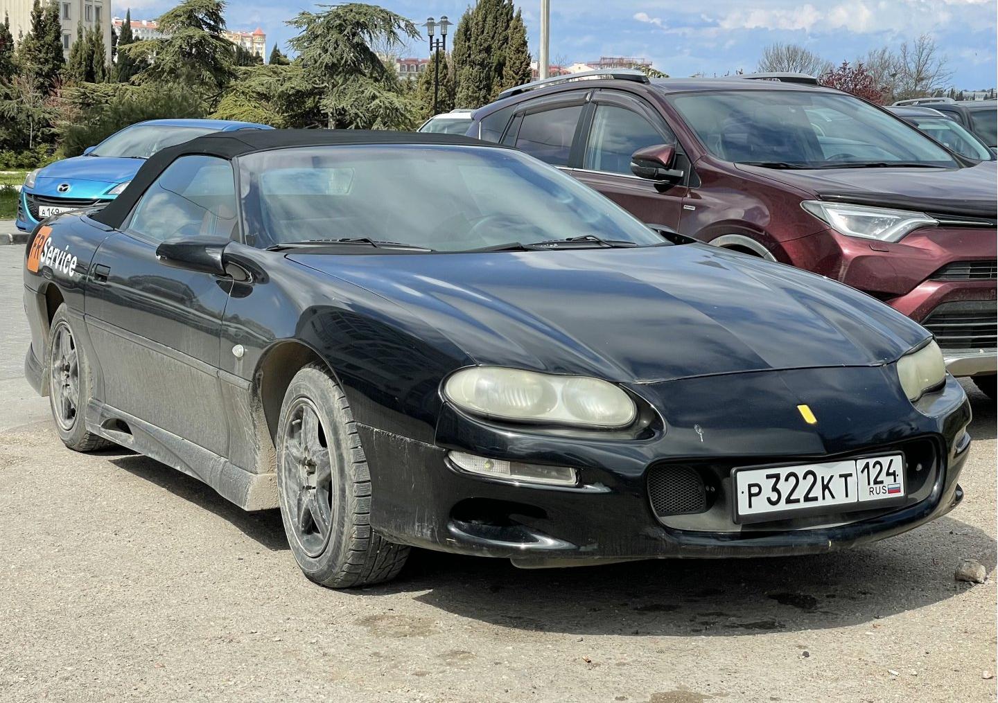 Автомобиль госномер Р322КТ124