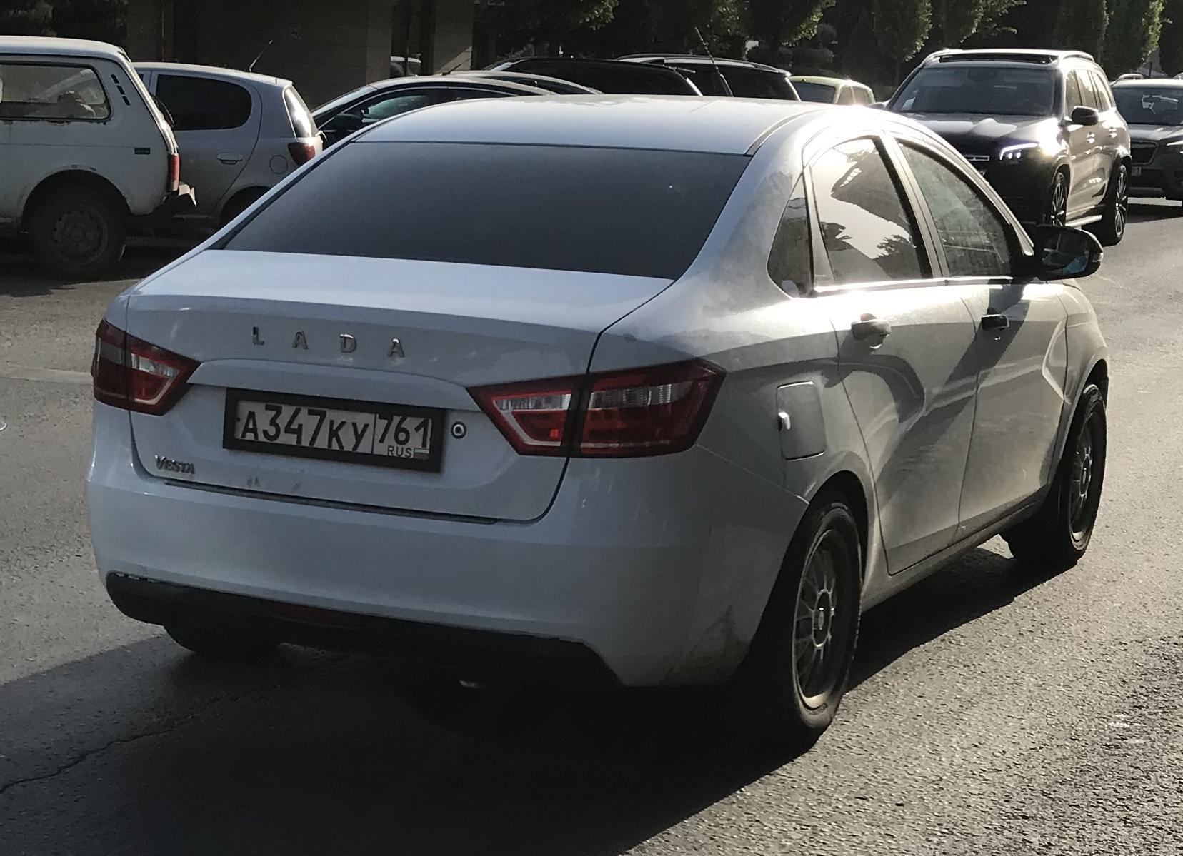 Автомобиль госномер А347КУ761
