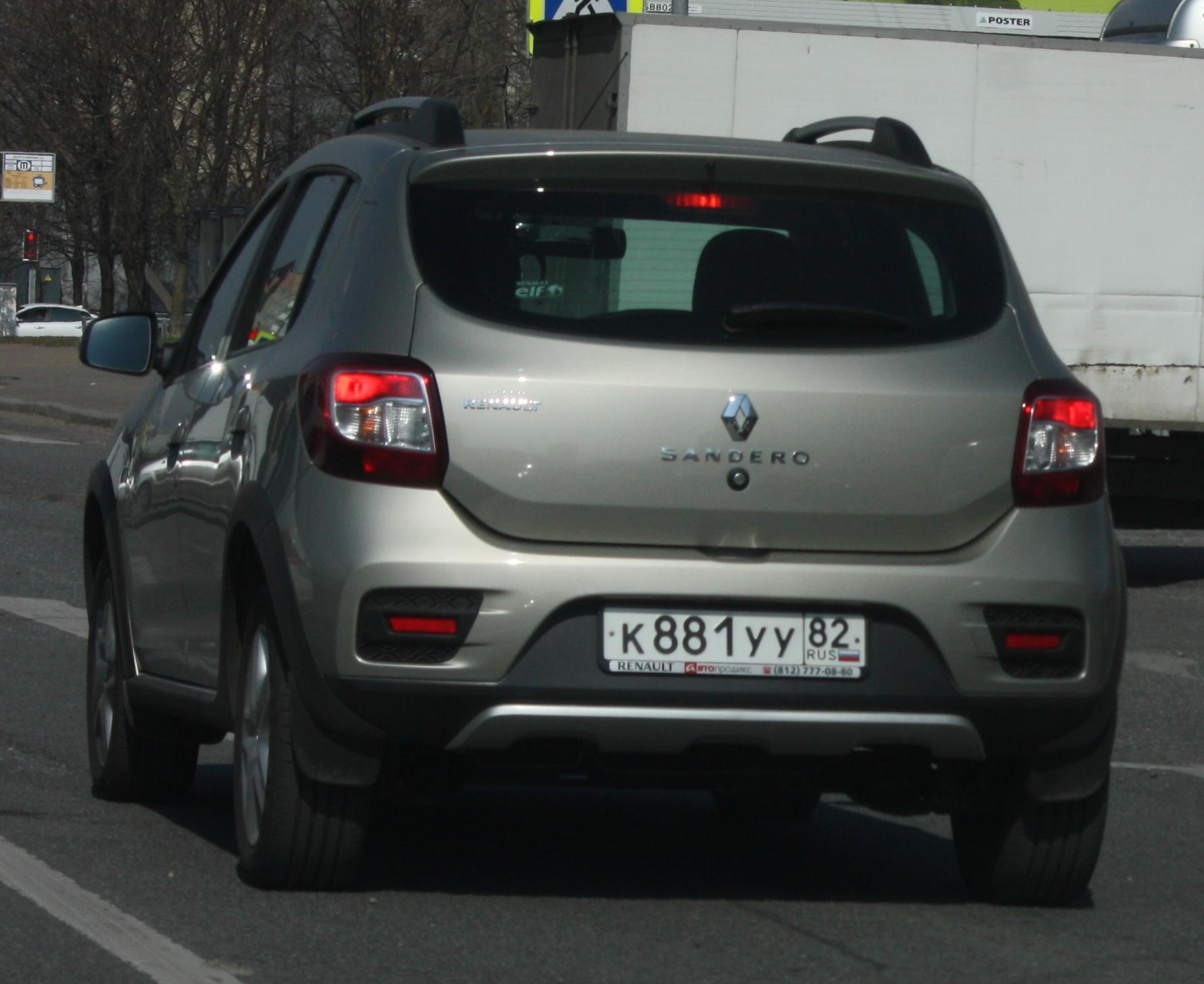 Автомобиль госномер К881УУ82
