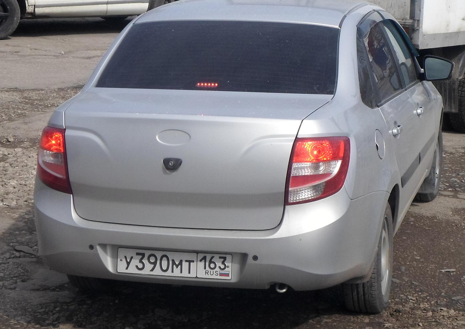 Автомобиль госномер У390МТ163