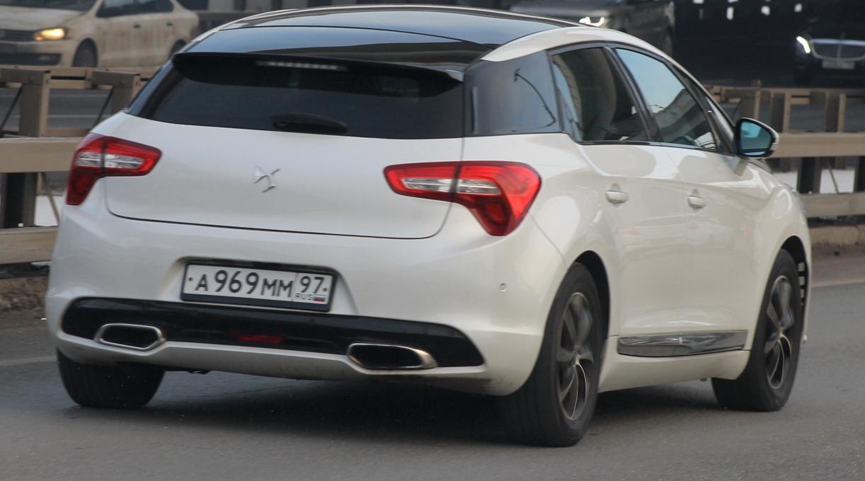 Автомобиль госномер А969ММ97
