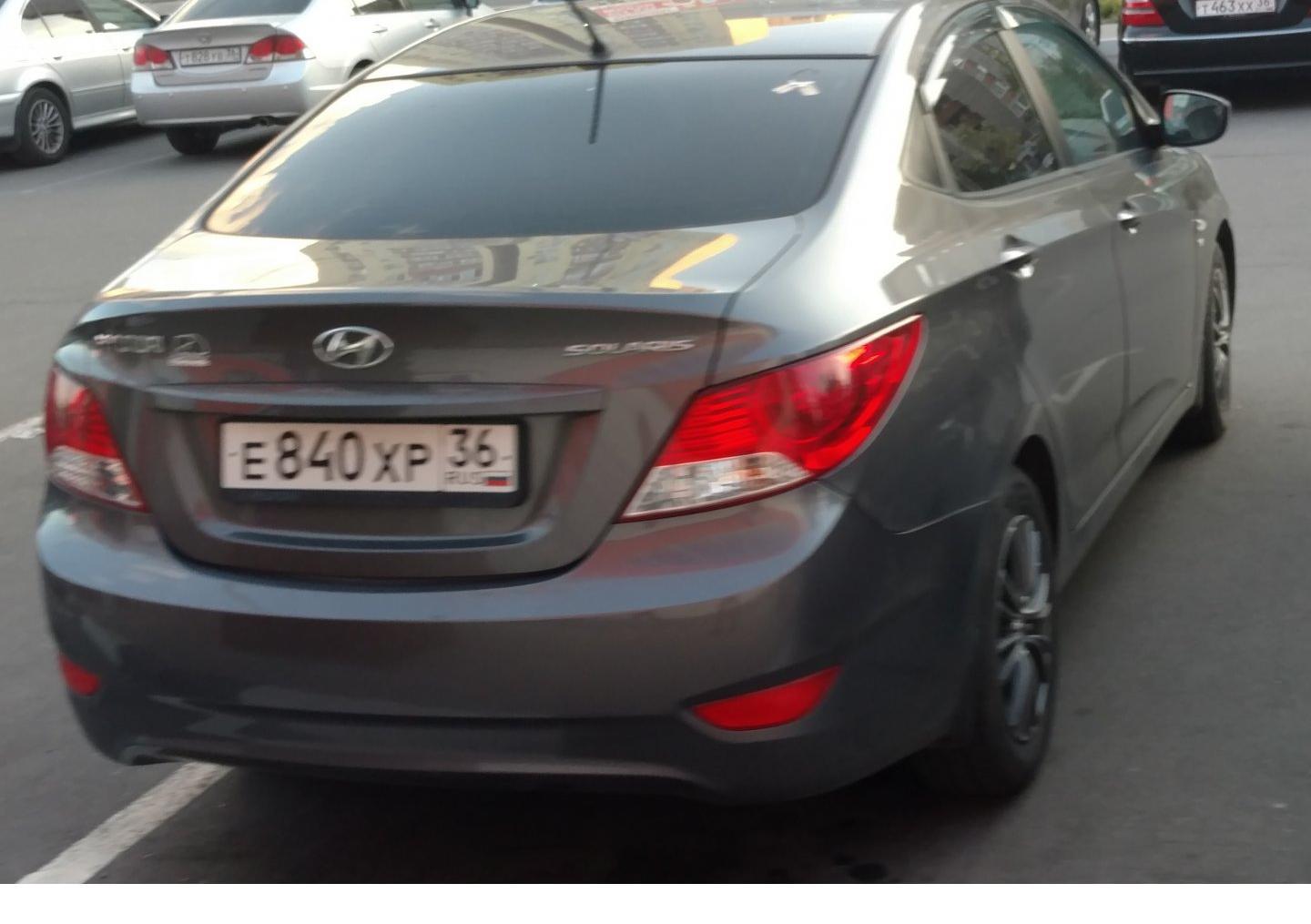 Автомобиль госномер Е840ХР36