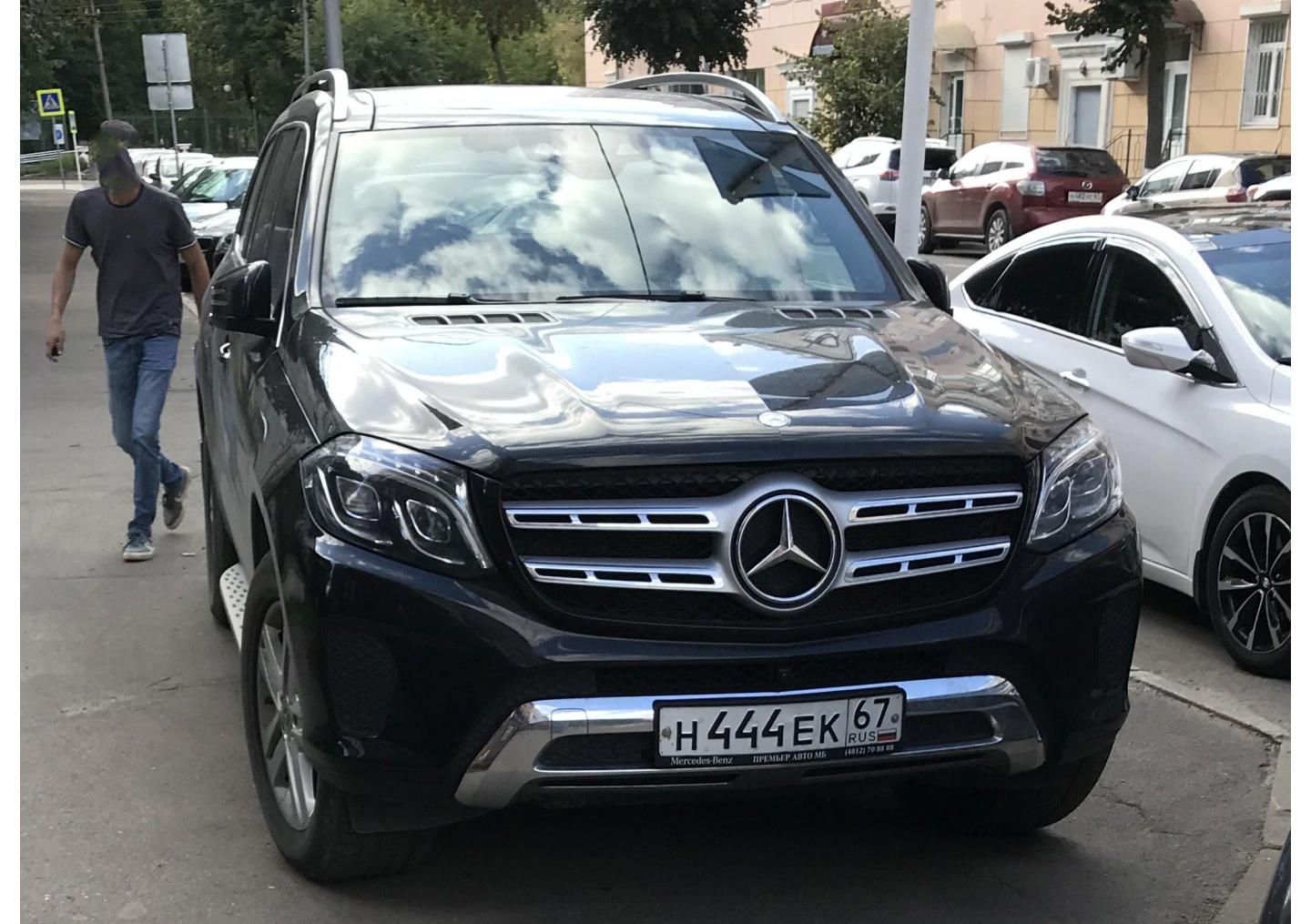 Автомобиль госномер Н444ЕК67