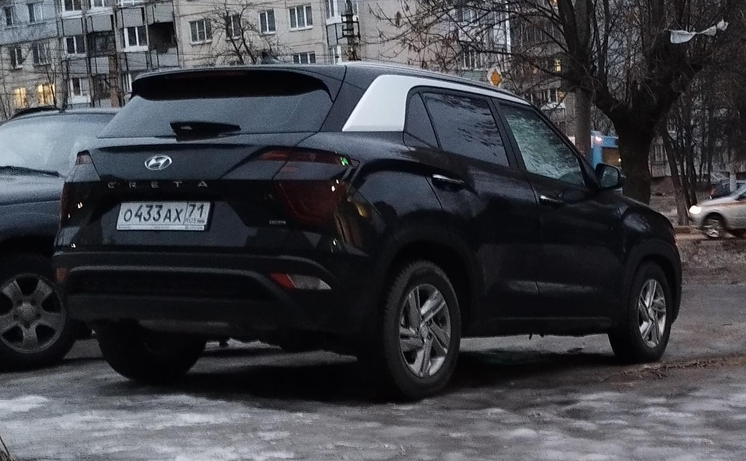 Автомобиль госномер О433АХ71