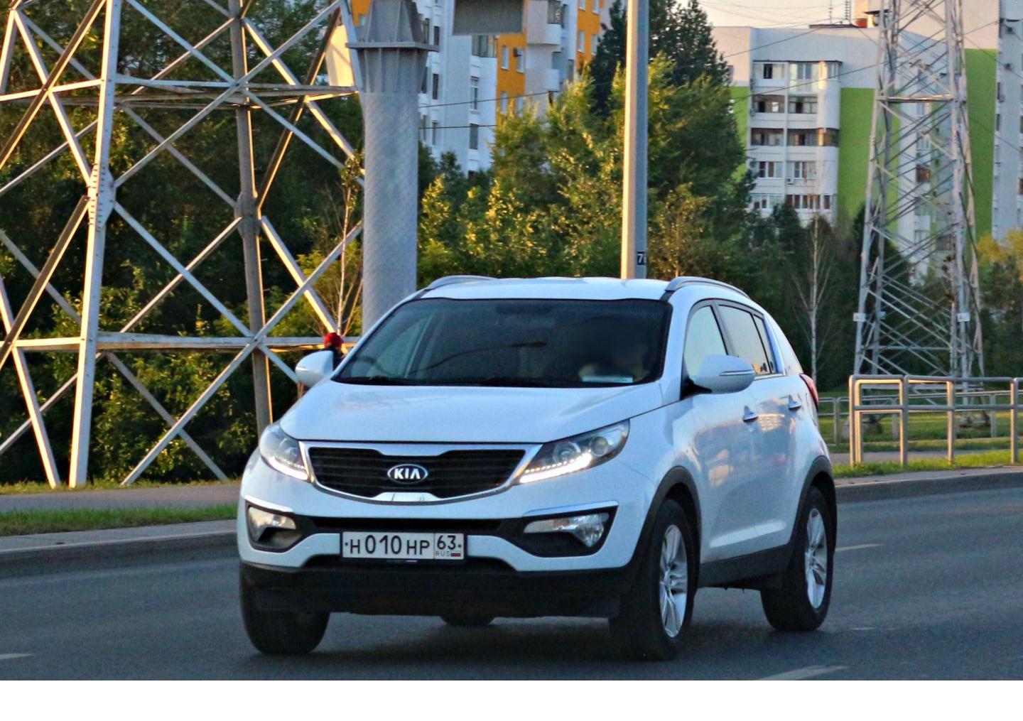 Автомобиль госномер Н010НР63