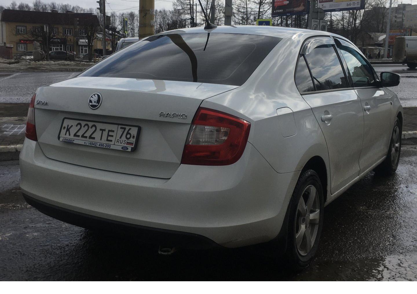 Автомобиль госномер К222ТЕ76