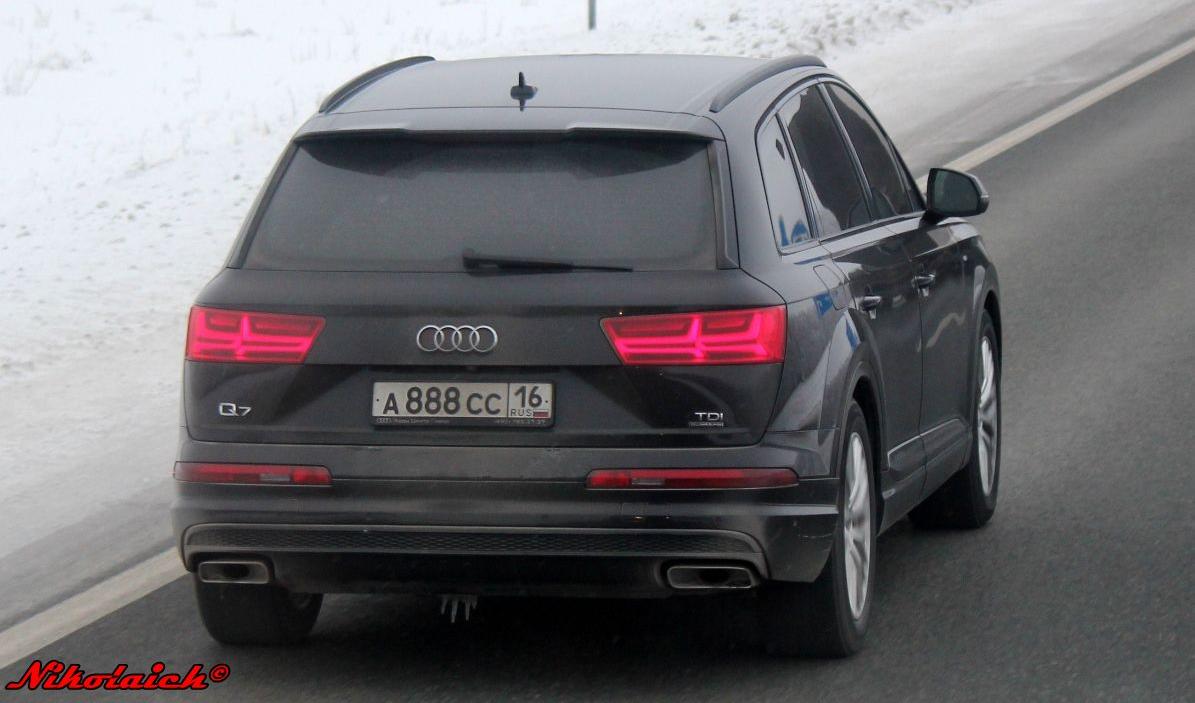 Автомобиль госномер А888СС16