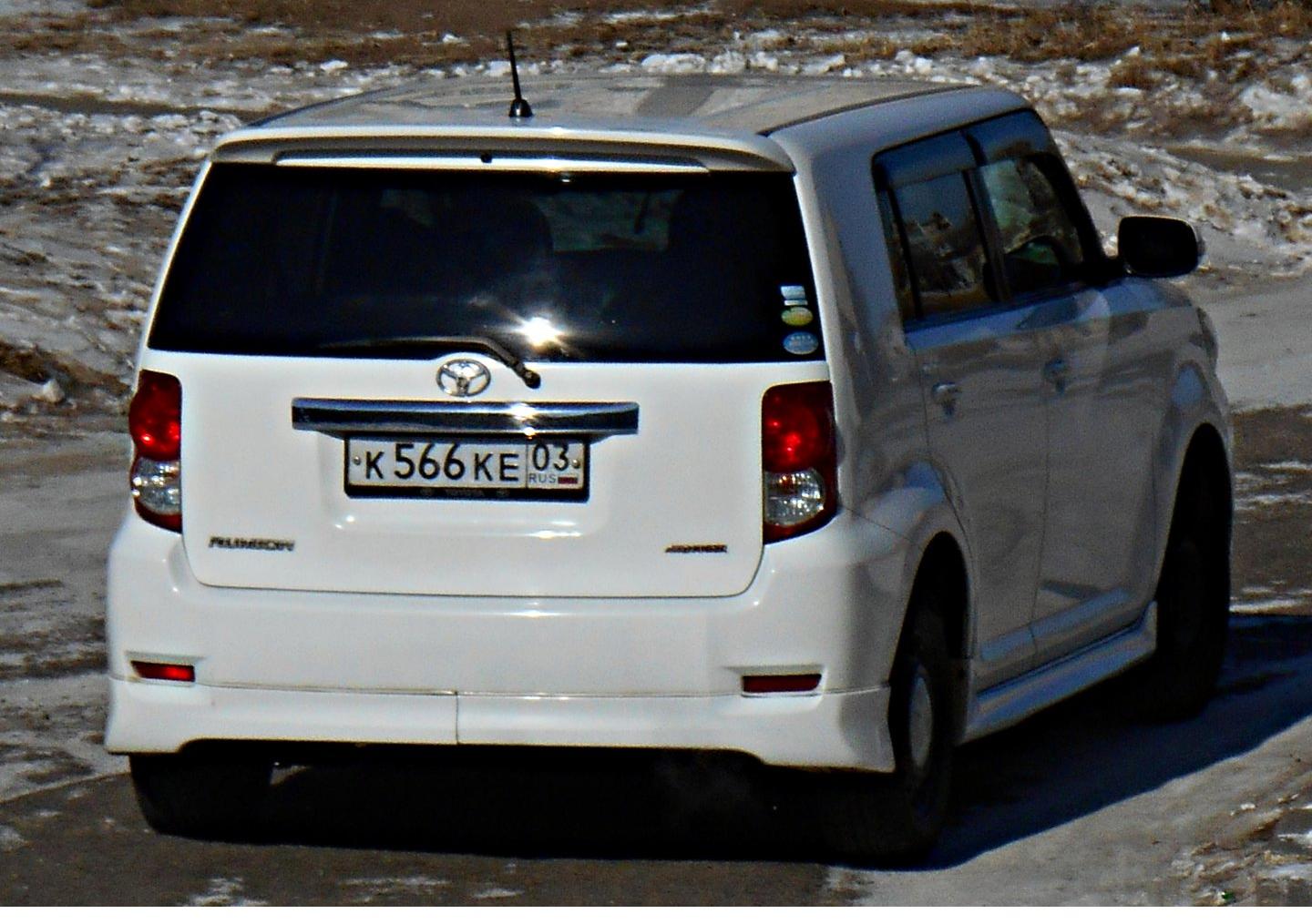 Автомобиль госномер К566КЕ03