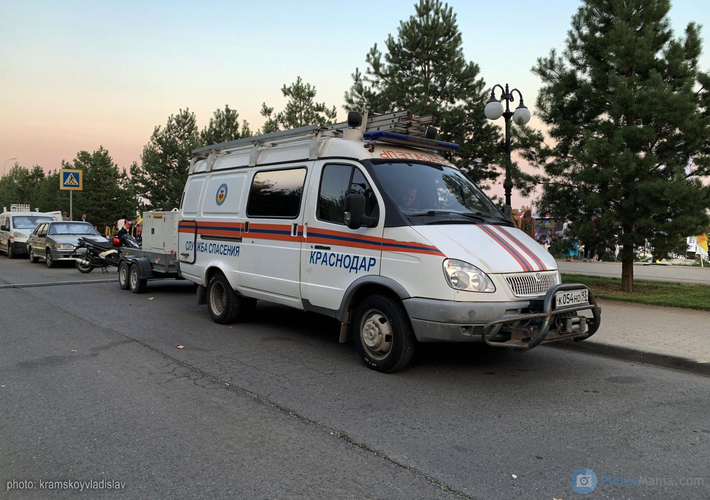 Автомобиль госномер К054НО93