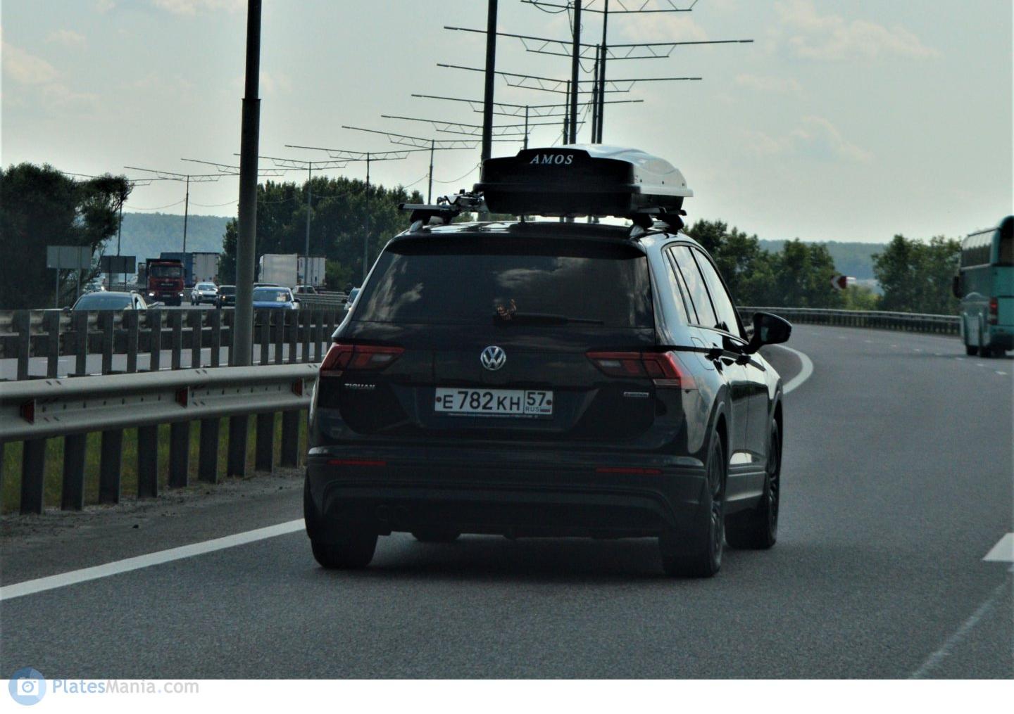Автомобиль госномер Е782КН57