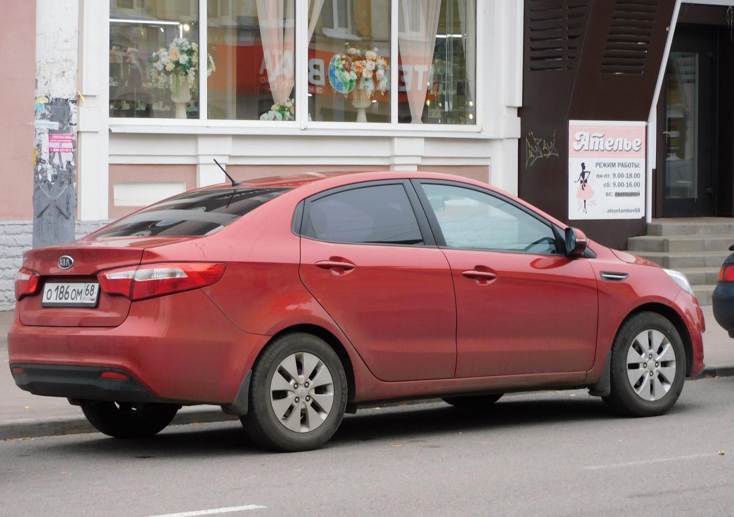 Автомобиль госномер О186ОМ68