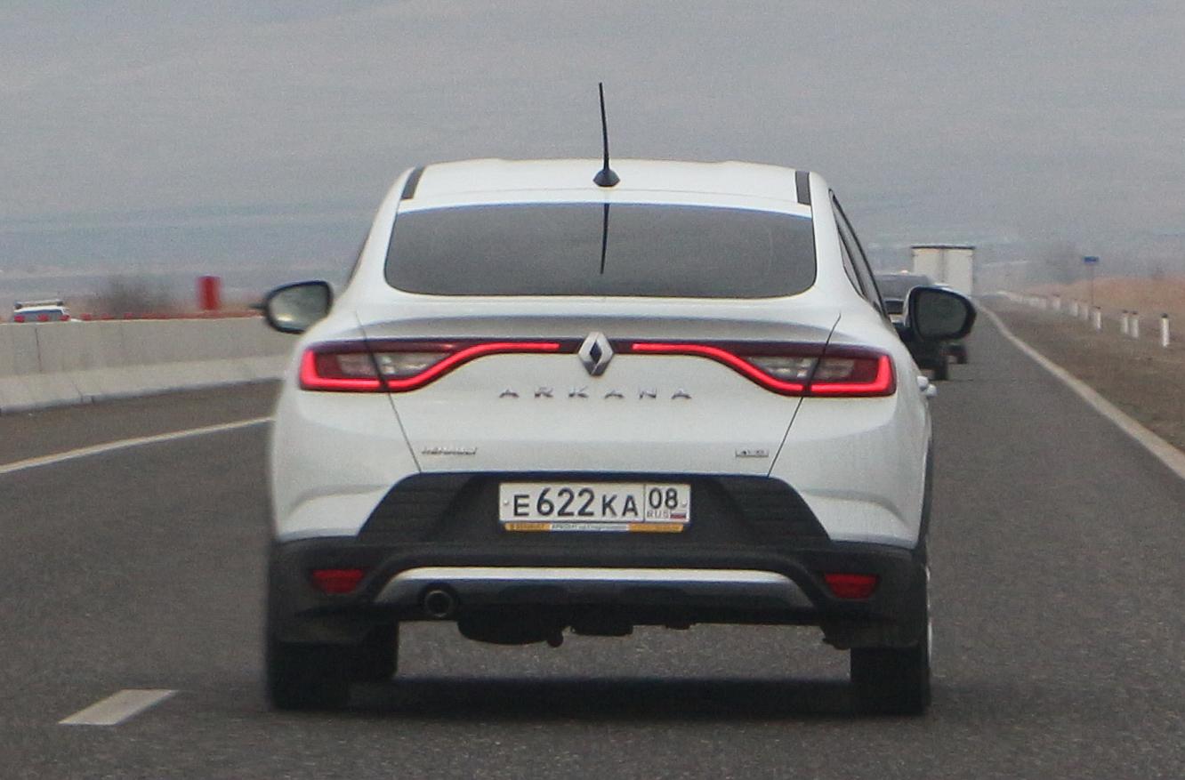 Автомобиль госномер Е622КА08