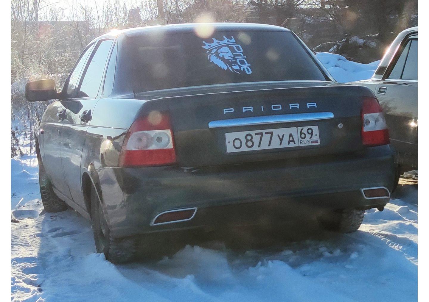 Автомобиль госномер О877УА69