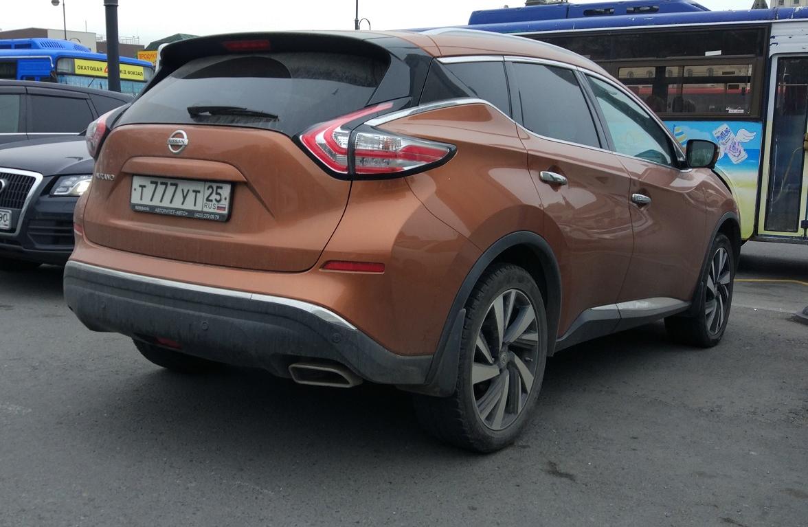 Автомобиль госномер Т777УТ25