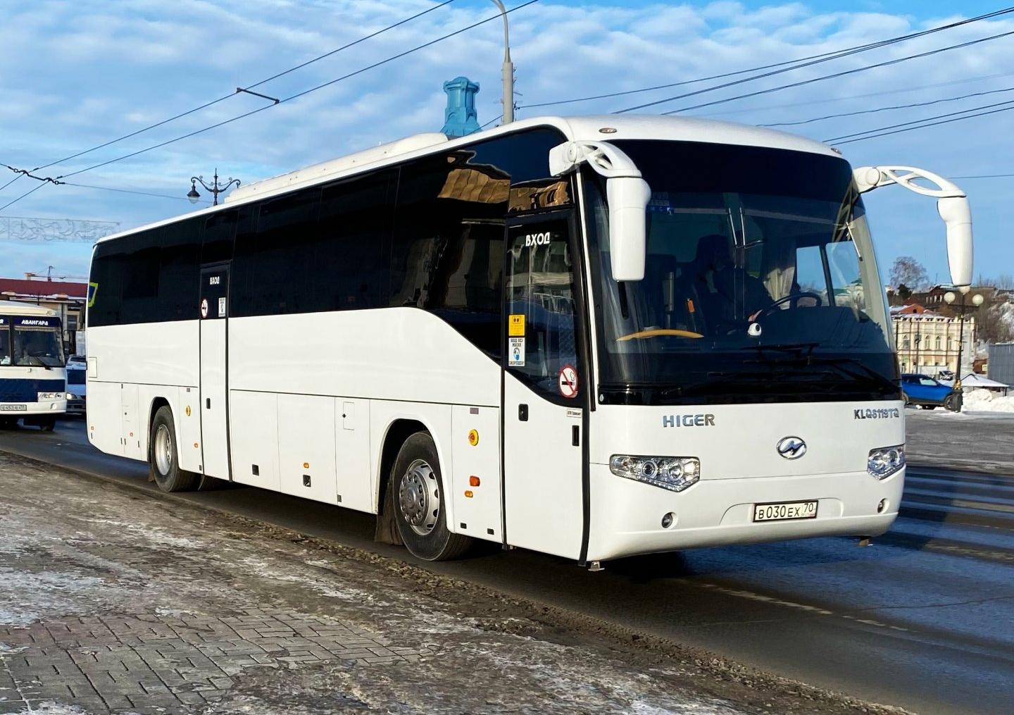 Автомобиль госномер В030ЕХ70