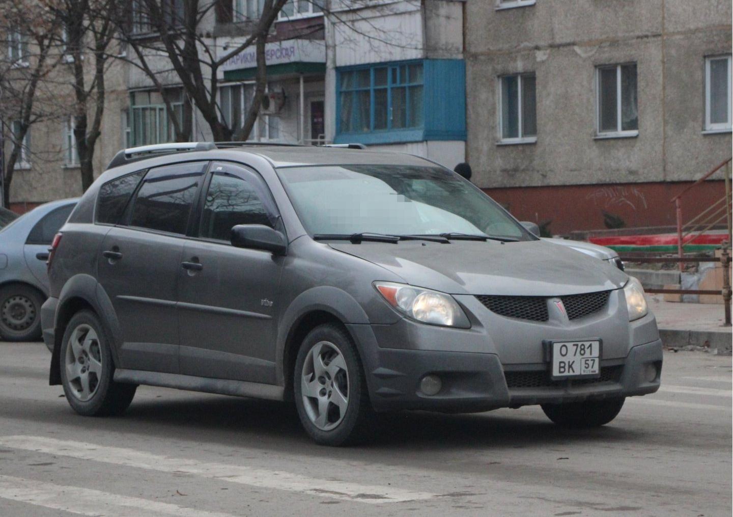 Автомобиль госномер О781ВК57