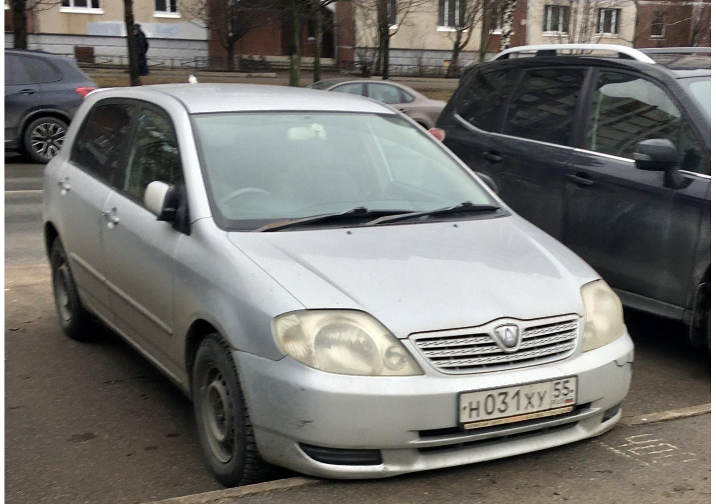 Автомобиль госномер Н031ХУ55