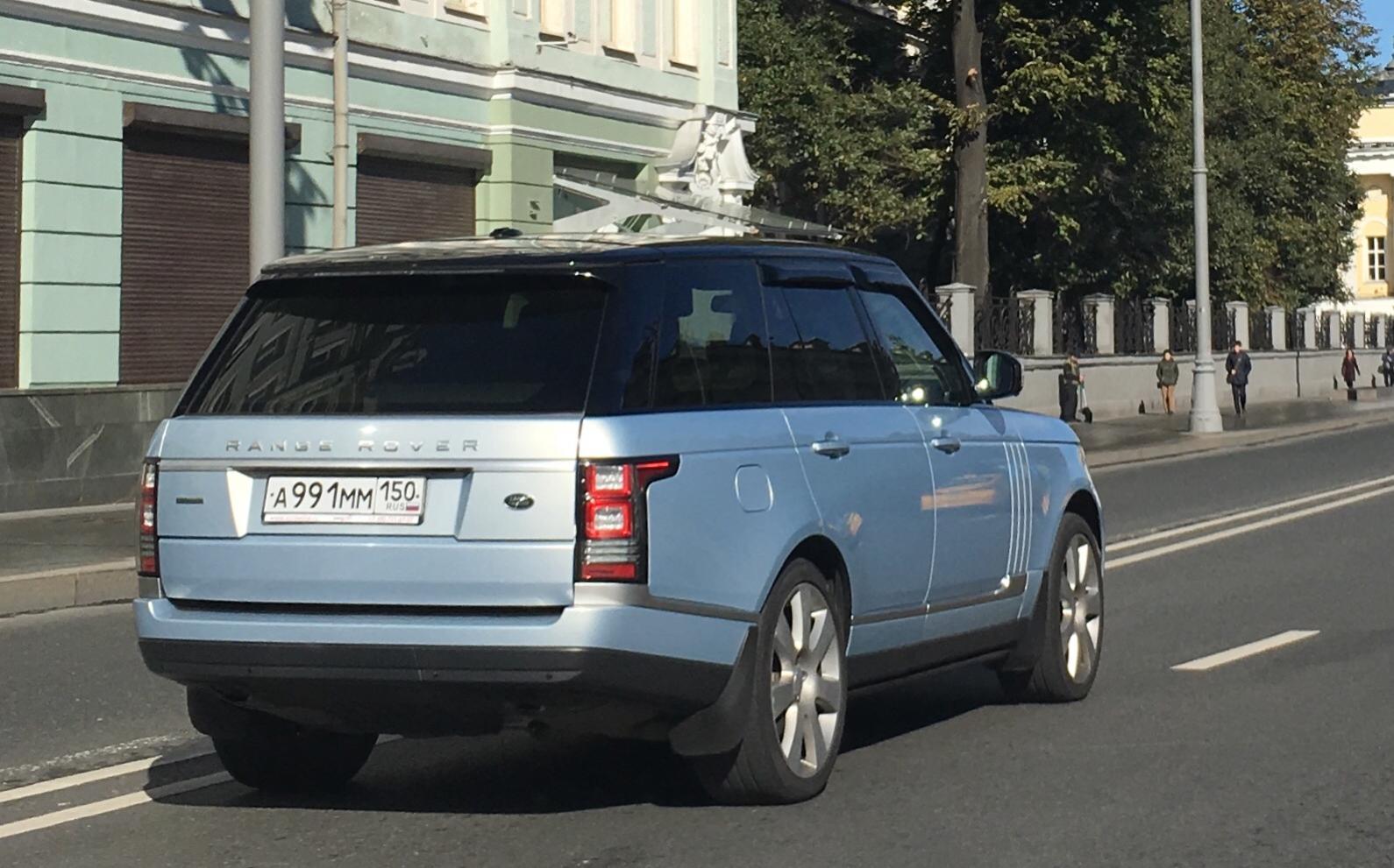 Автомобиль госномер А991ММ150
