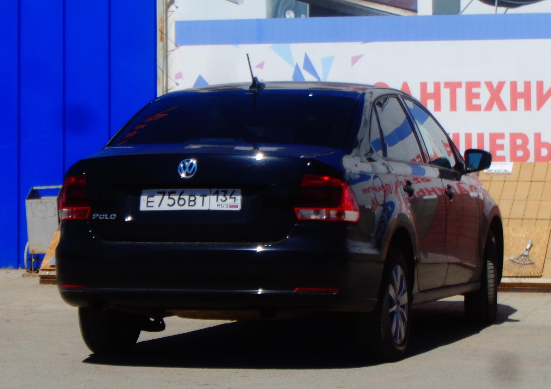 Автомобиль госномер Е756ВТ134
