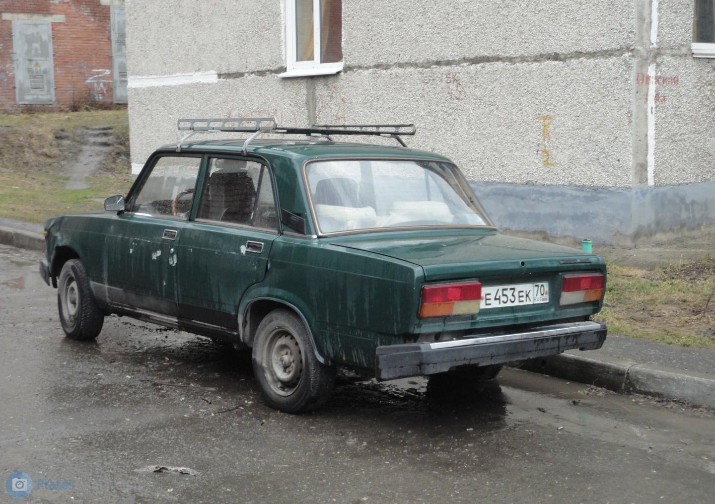 Автомобиль госномер Е453ЕК70