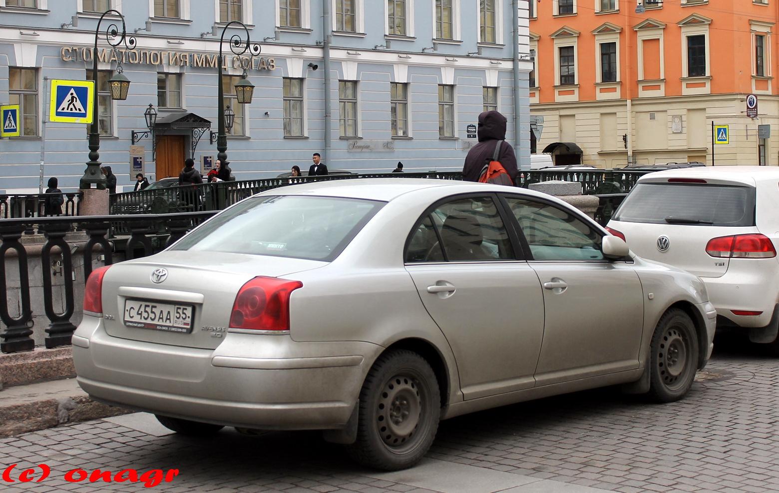 Автомобиль госномер С455АА55