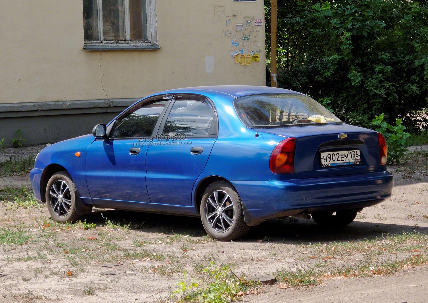 Автомобиль госномер Н902ЕМ136