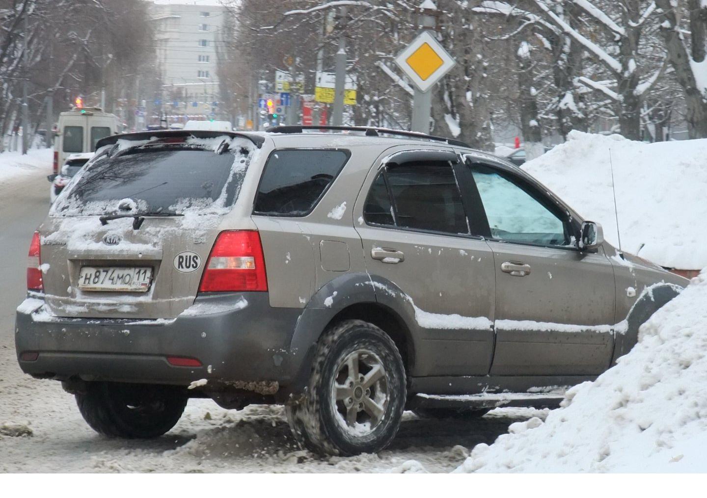 Автомобиль госномер Н874МО11
