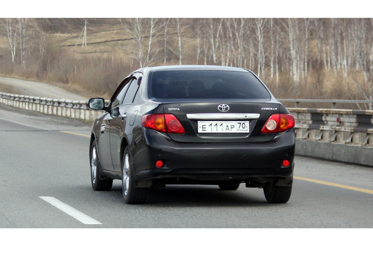 Автомобиль госномер Е111АР70