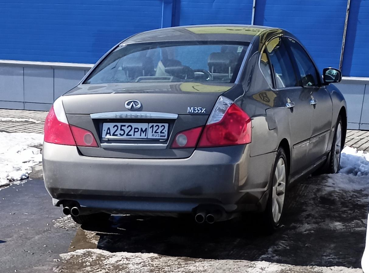 Автомобиль госномер А252РМ122