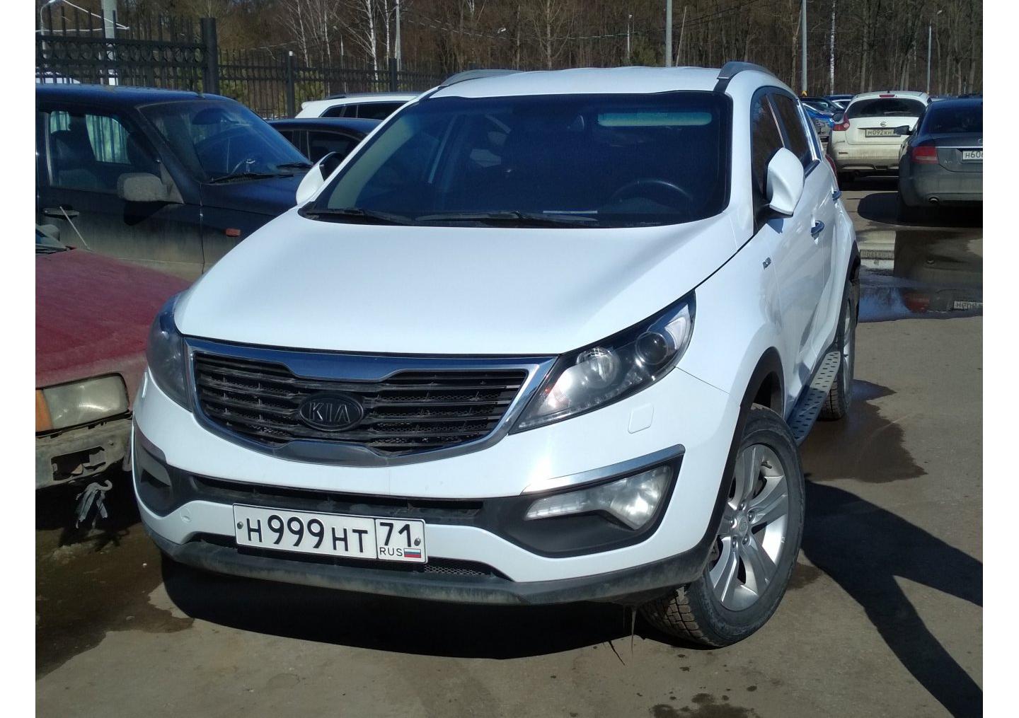 Автомобиль госномер Н999НТ71