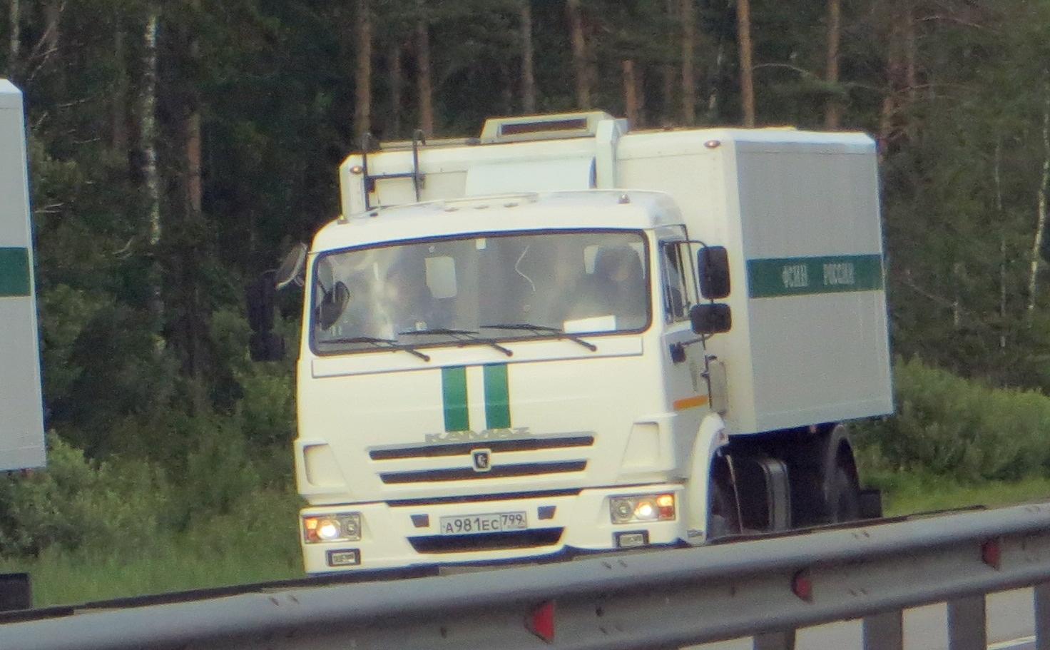 Автомобиль госномер А981ЕС799