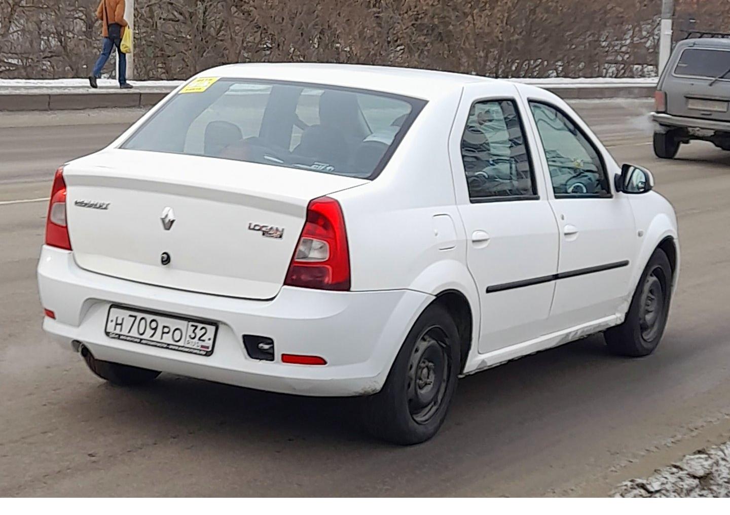 Автомобиль госномер Н709РО32