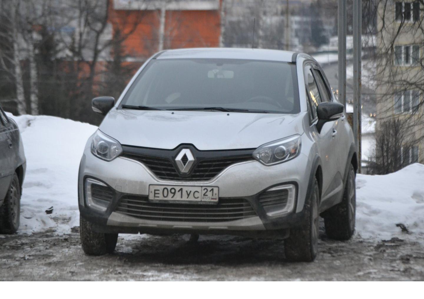Автомобиль госномер Е091УС21