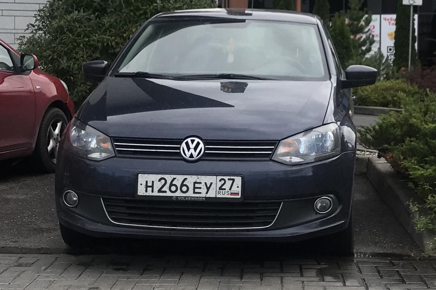 Автомобиль госномер Н266ЕУ27