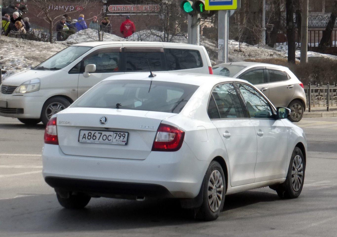 Автомобиль госномер А867ОС799