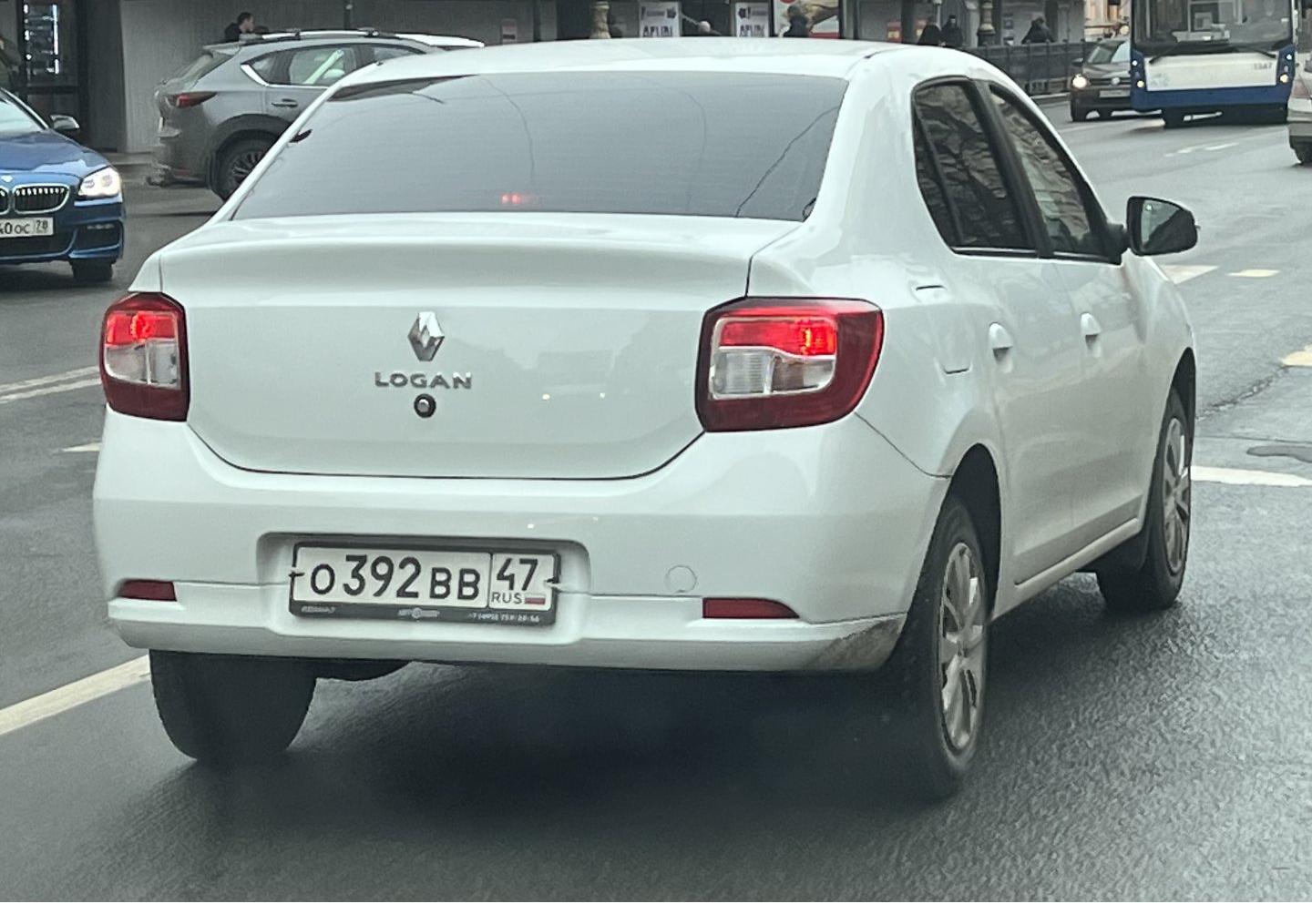 Автомобиль госномер О392ВВ47