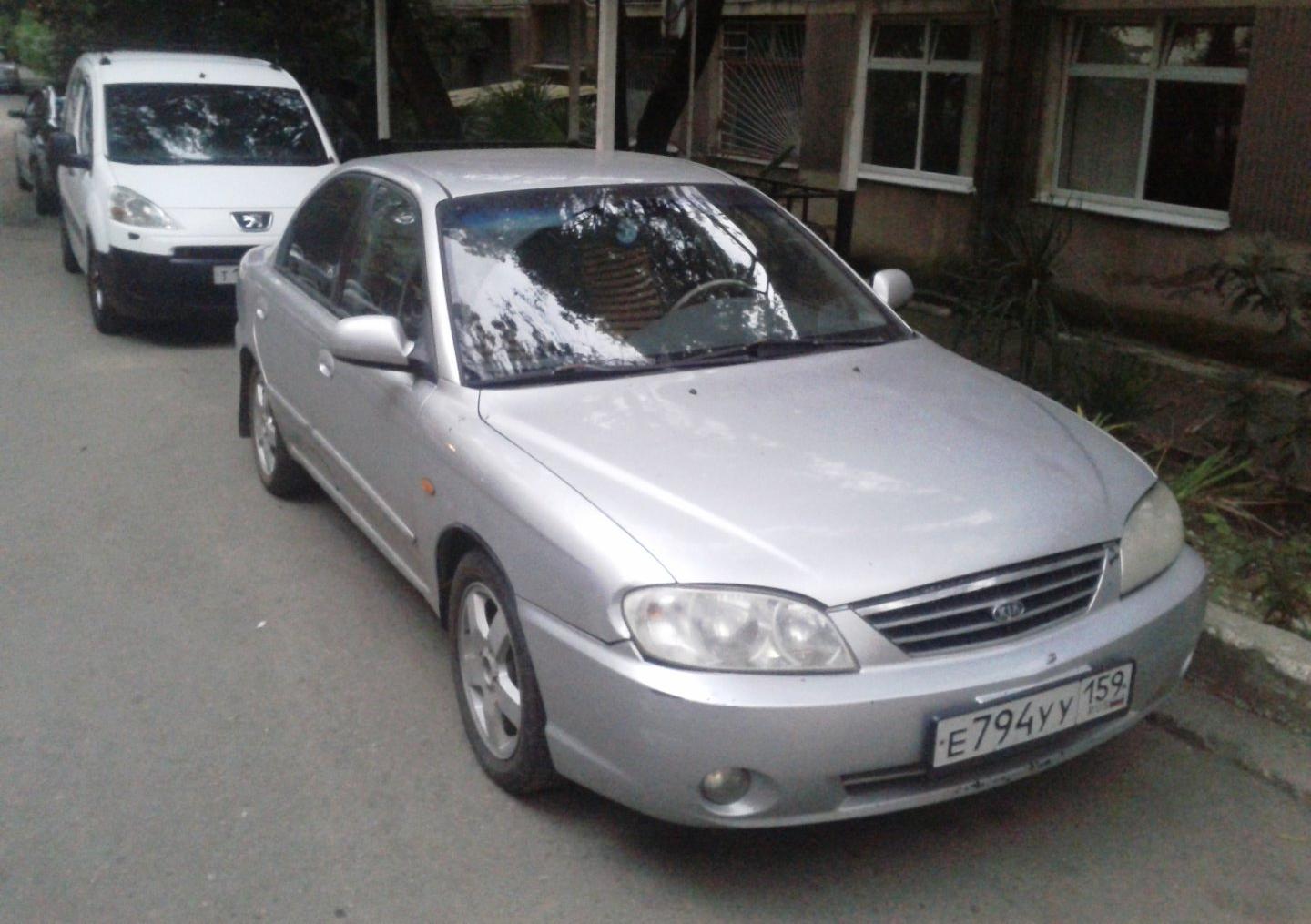 Автомобиль госномер Е794УУ159