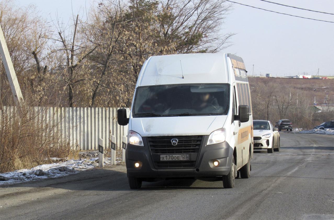 Автомобиль госномер Х170ОЕ125