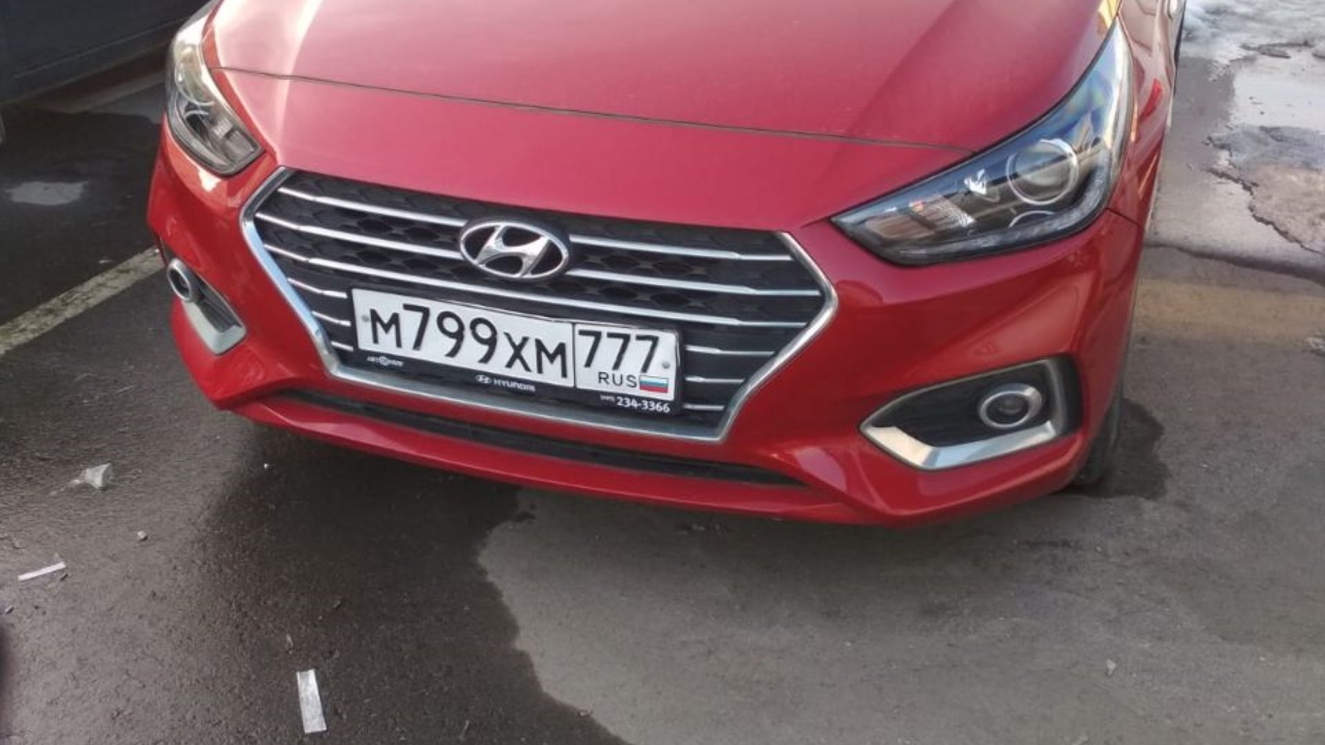 Автомобиль госномер М799ХМ777