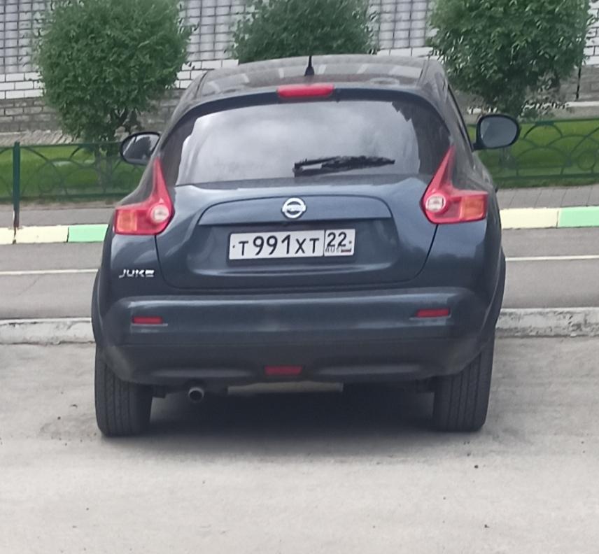 Автомобиль госномер Т991ХТ22