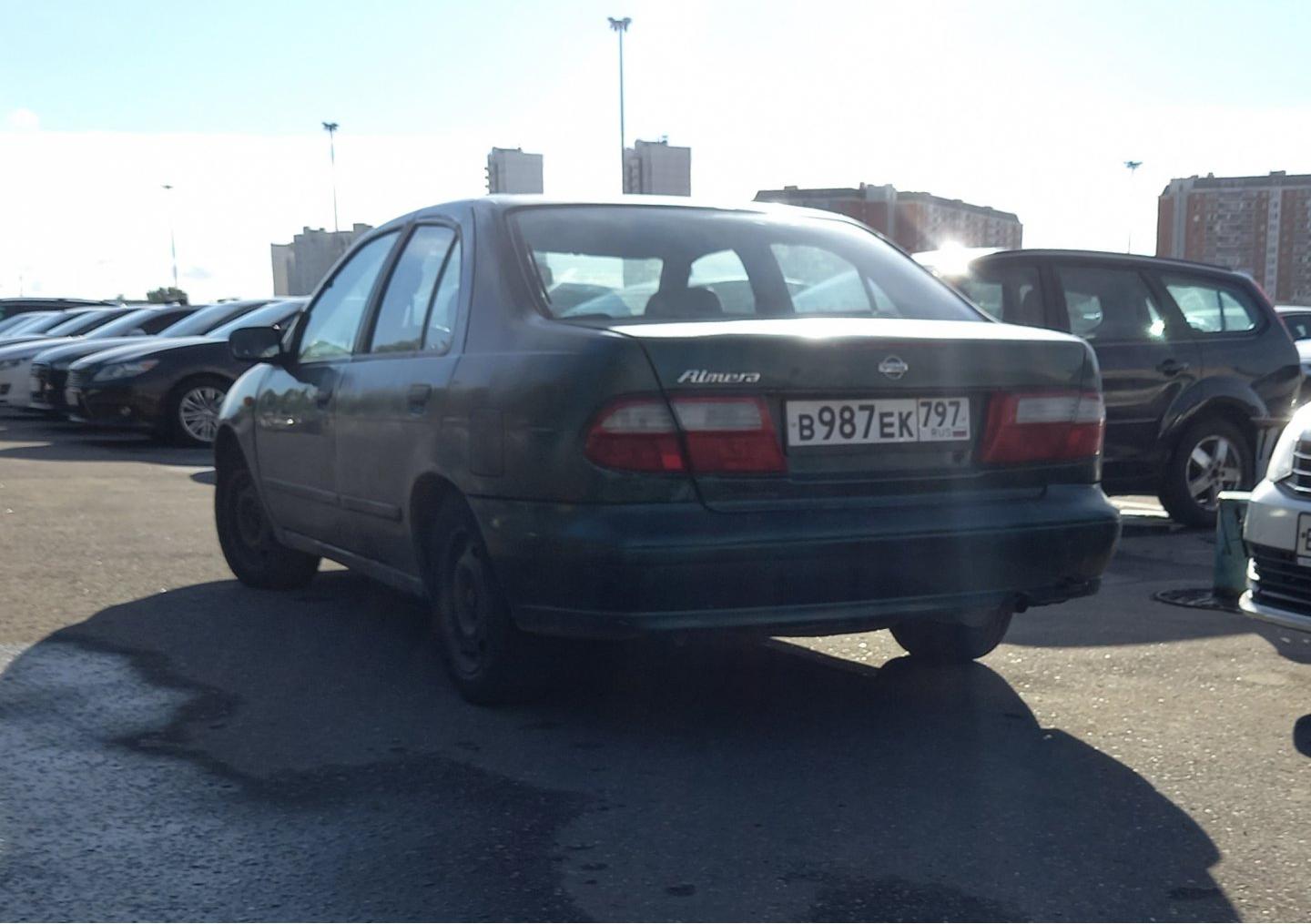 Автомобиль госномер В987ЕК797