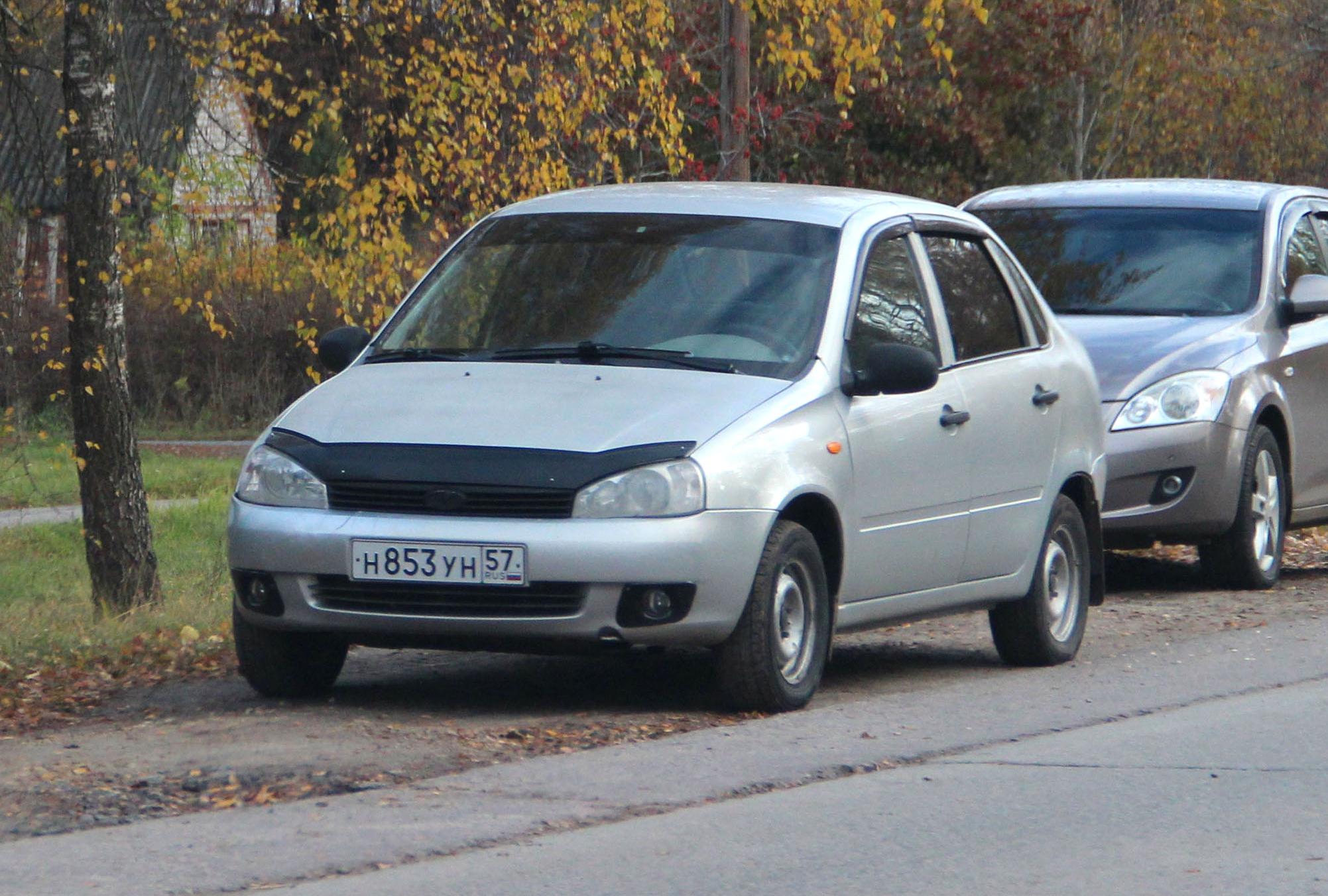 Автомобиль госномер Н857УН57