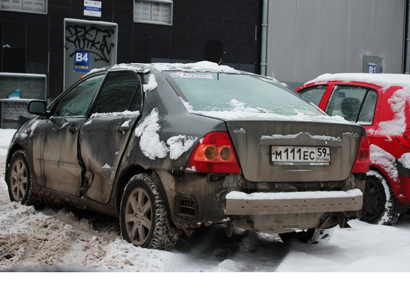 Автомобиль госномер М111ЕС59
