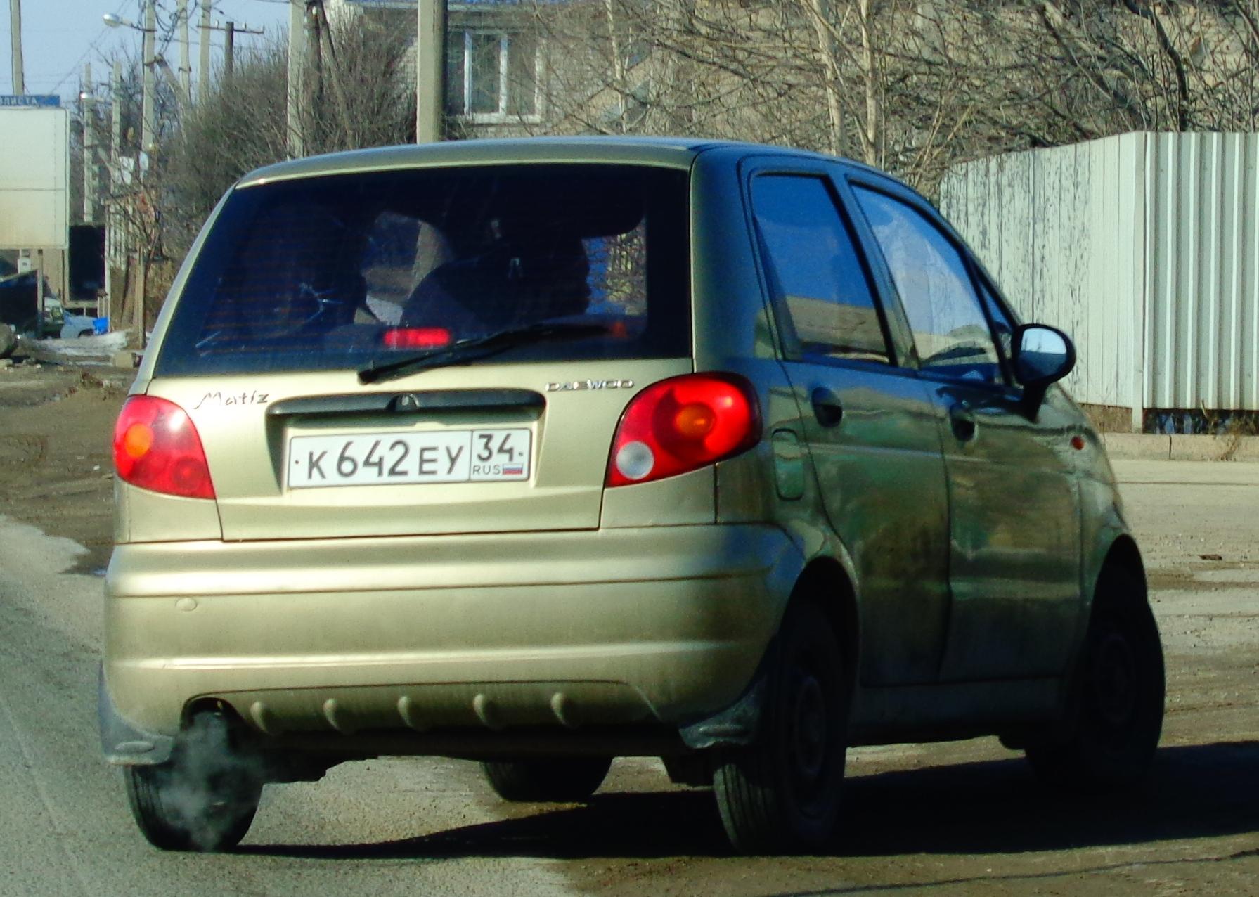 Автомобиль госномер К642ЕУ34