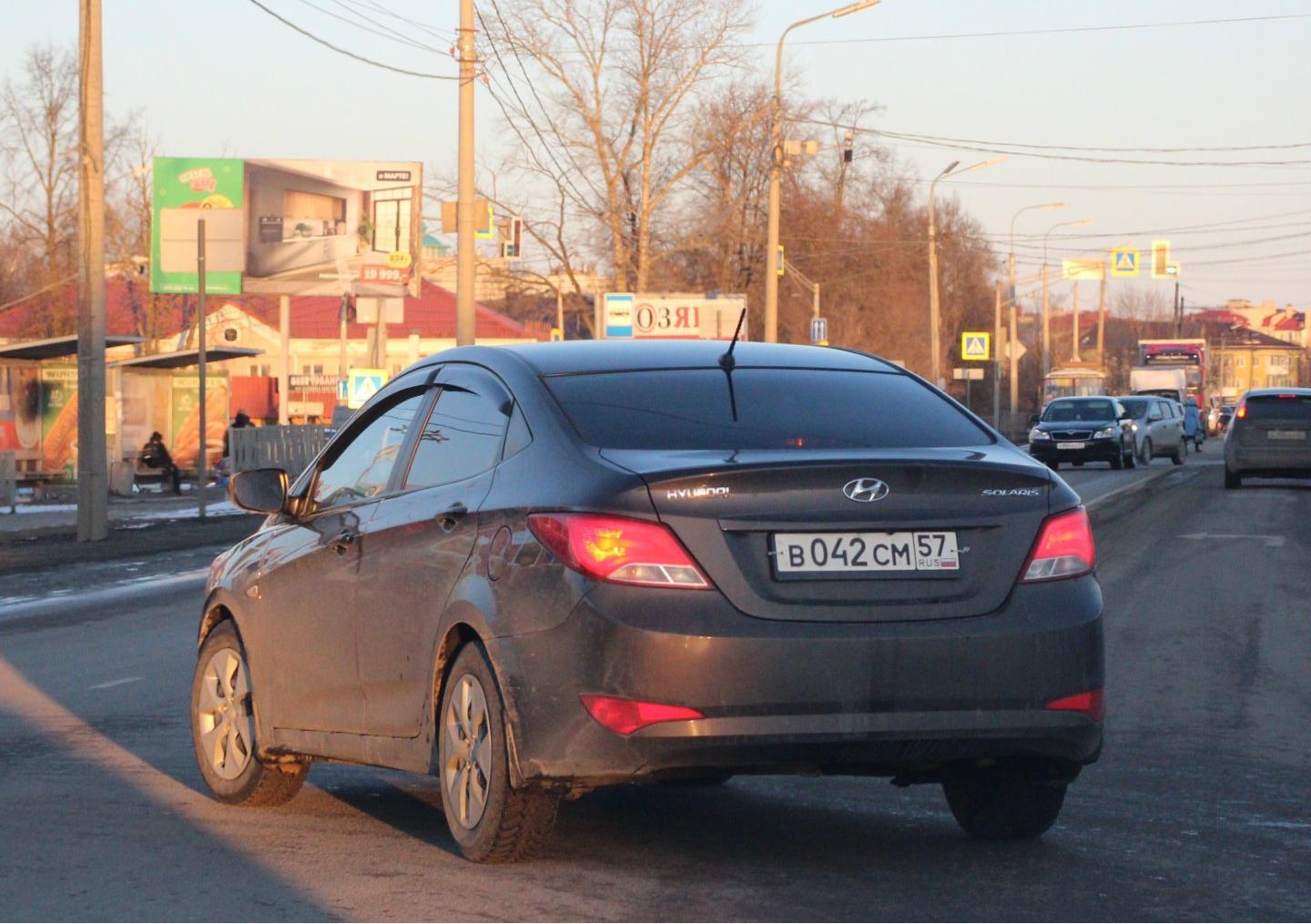 Автомобиль госномер В042СМ57